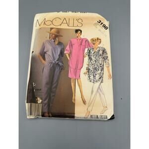 Vintage McCall’s 3198 Misses Shirt Pants Sewing Pattern 20 22 24 UNCUT